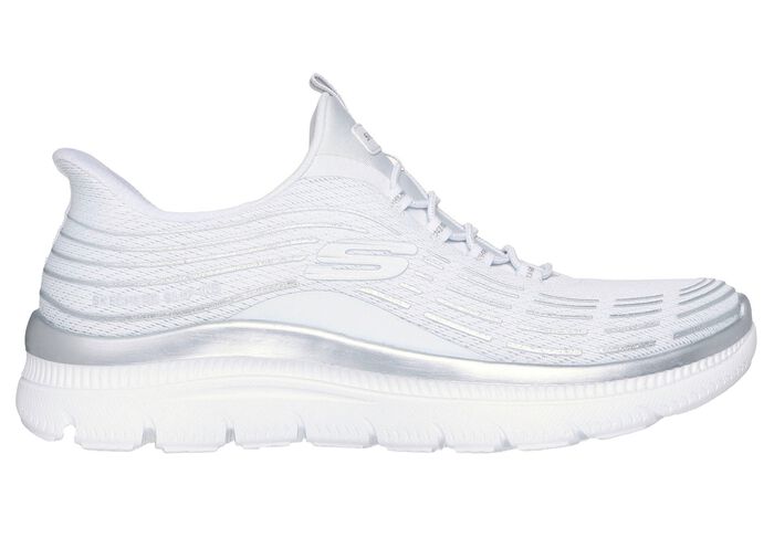 SKECHERS, snygga damsneakers, med gjuten slip-in-h&auml;lplatta 